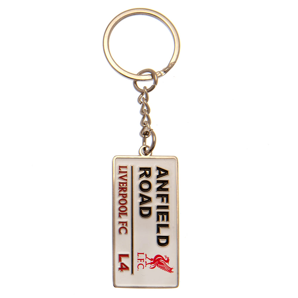 View Liverpool FC Embossed Street Sign Keyring information