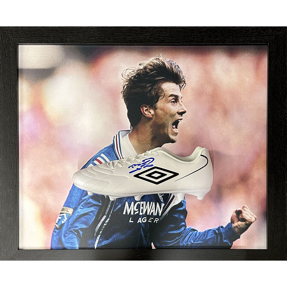 View Rangers FC Laudrup Signed Boot Framed information