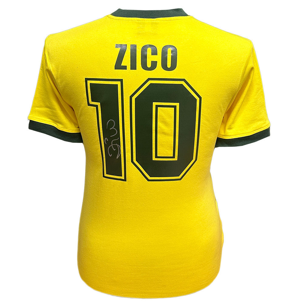 View Brasil 1982 Zico Signed Shirt information