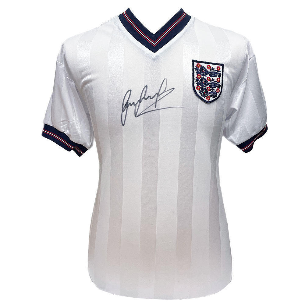 View England FA 1986 Lineker Signed Shirt information