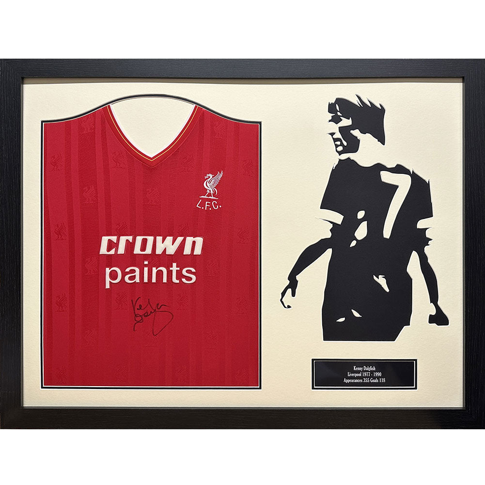View Liverpool FC 1986 Dalglish Signed Shirt Silhouette information