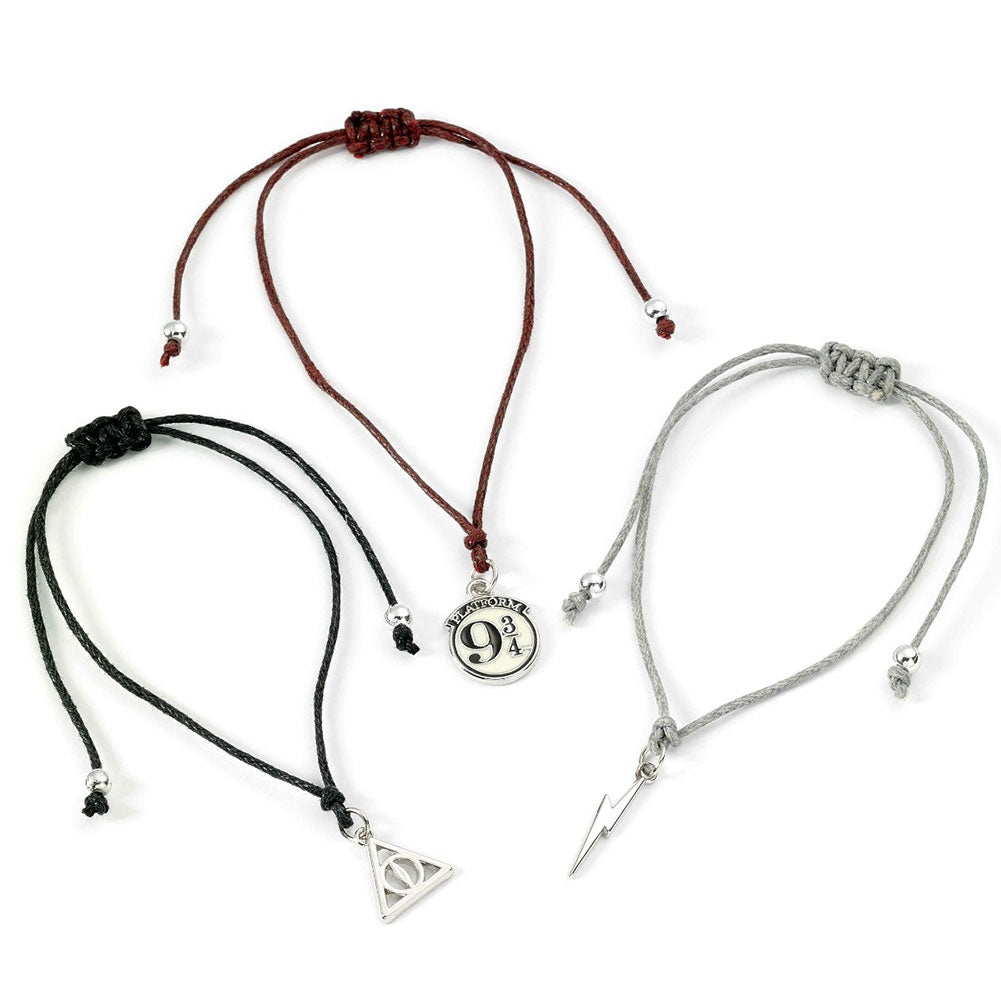 View Harry Potter Friendship Bracelet Set Deathly Hallows information