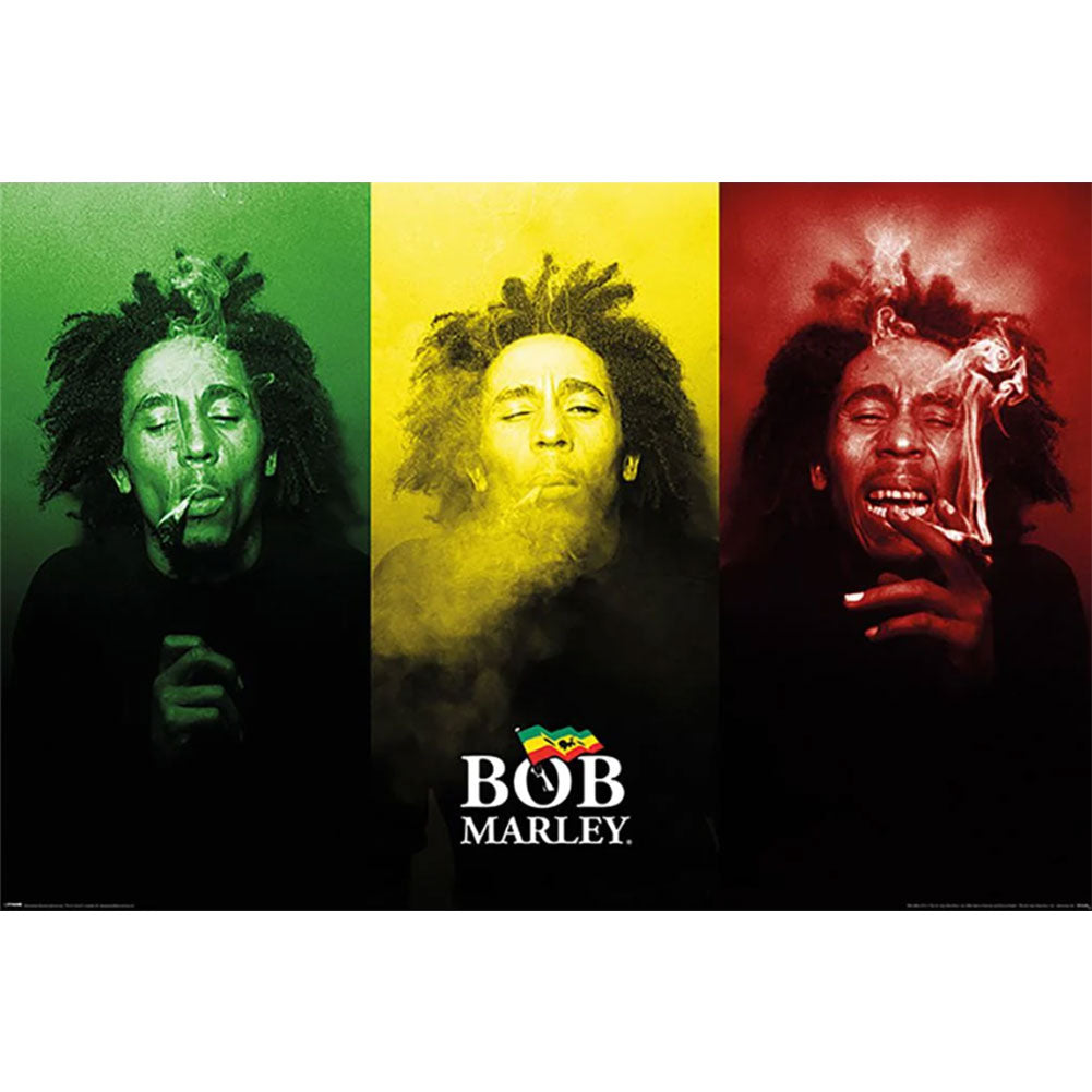 View Bob Marley Poster Tricolour 76 information