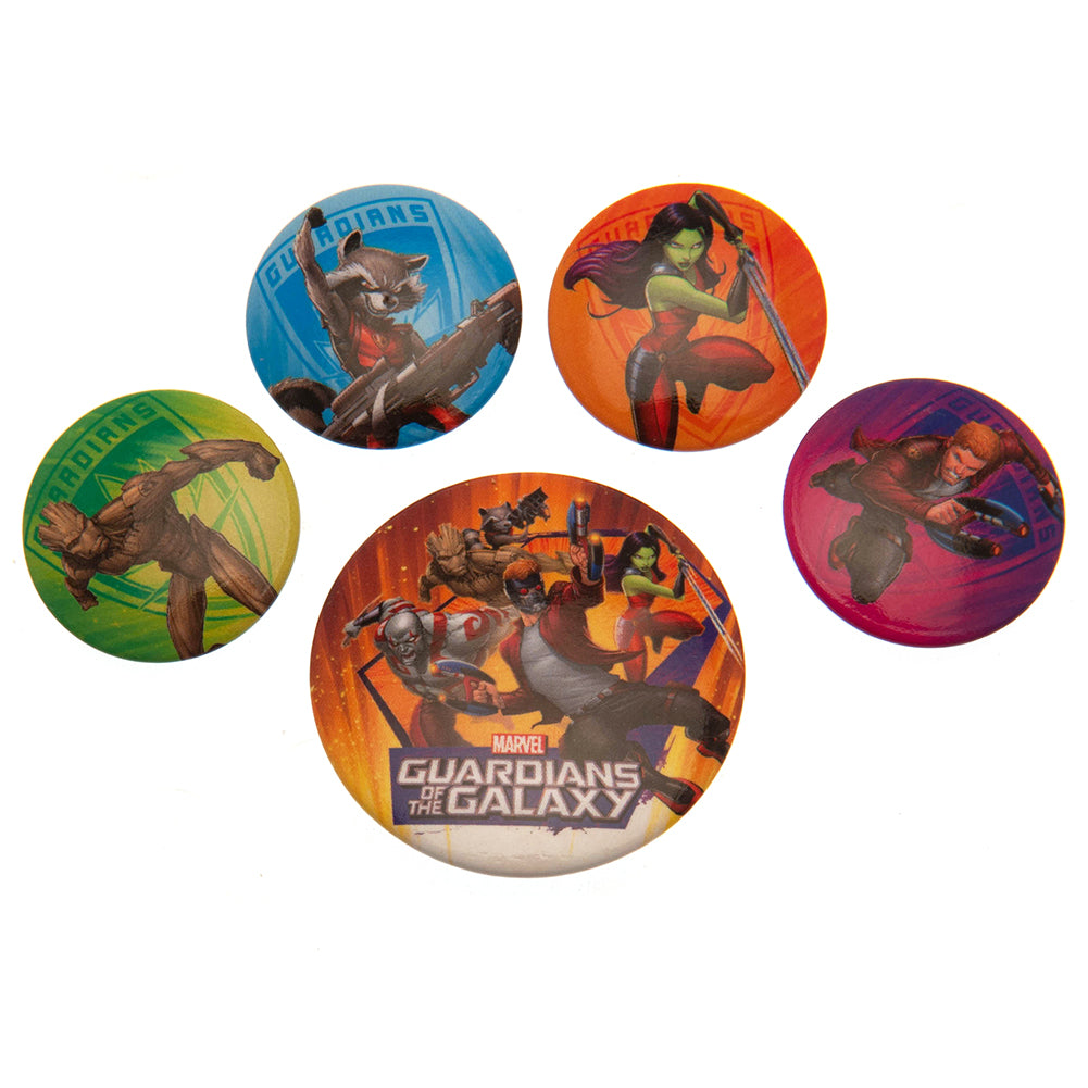 View Guardians Of The Galaxy Button Badge Set information