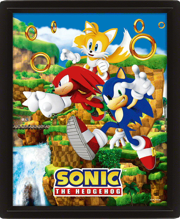 View Sonic The Hedgehog Framed 3D Picture information