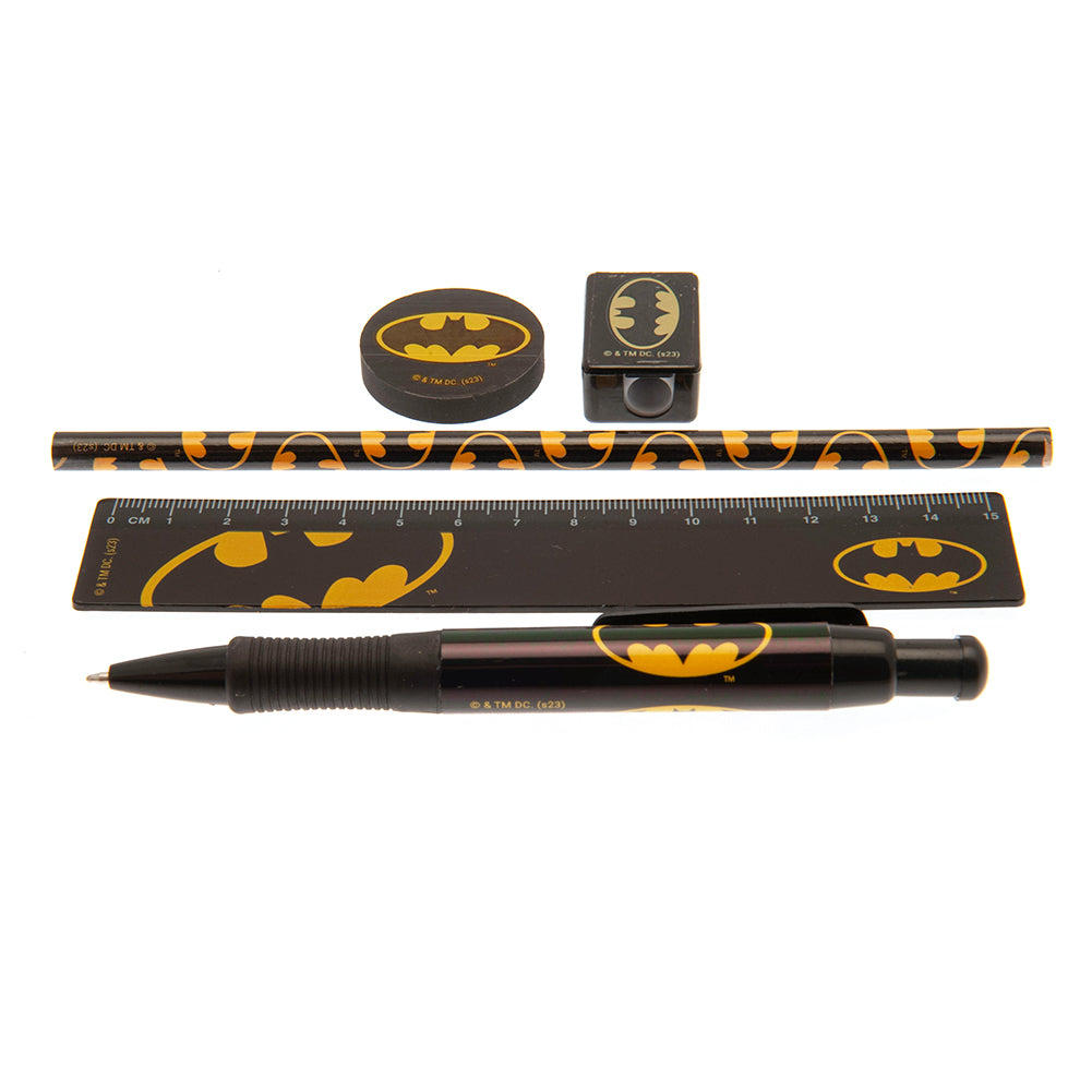 View Batman 5pc Stationery Set information