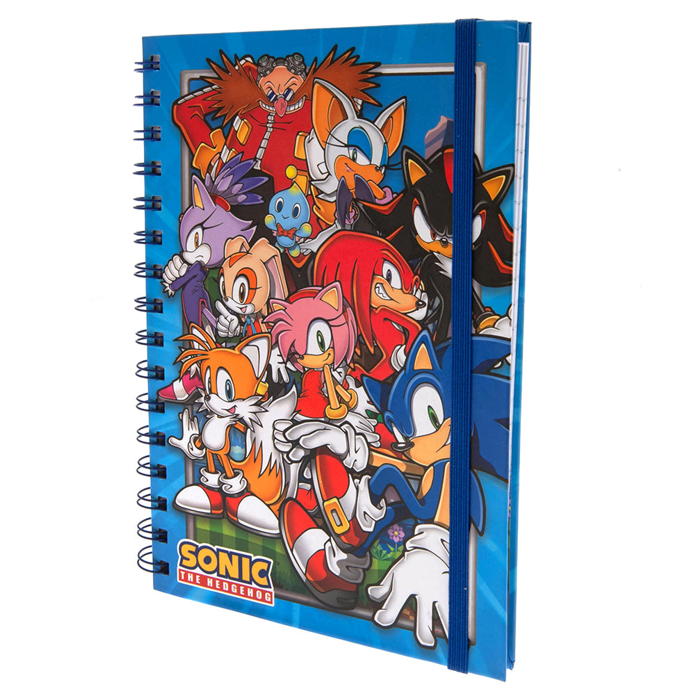 View Sonic The Hedgehog Notebook information