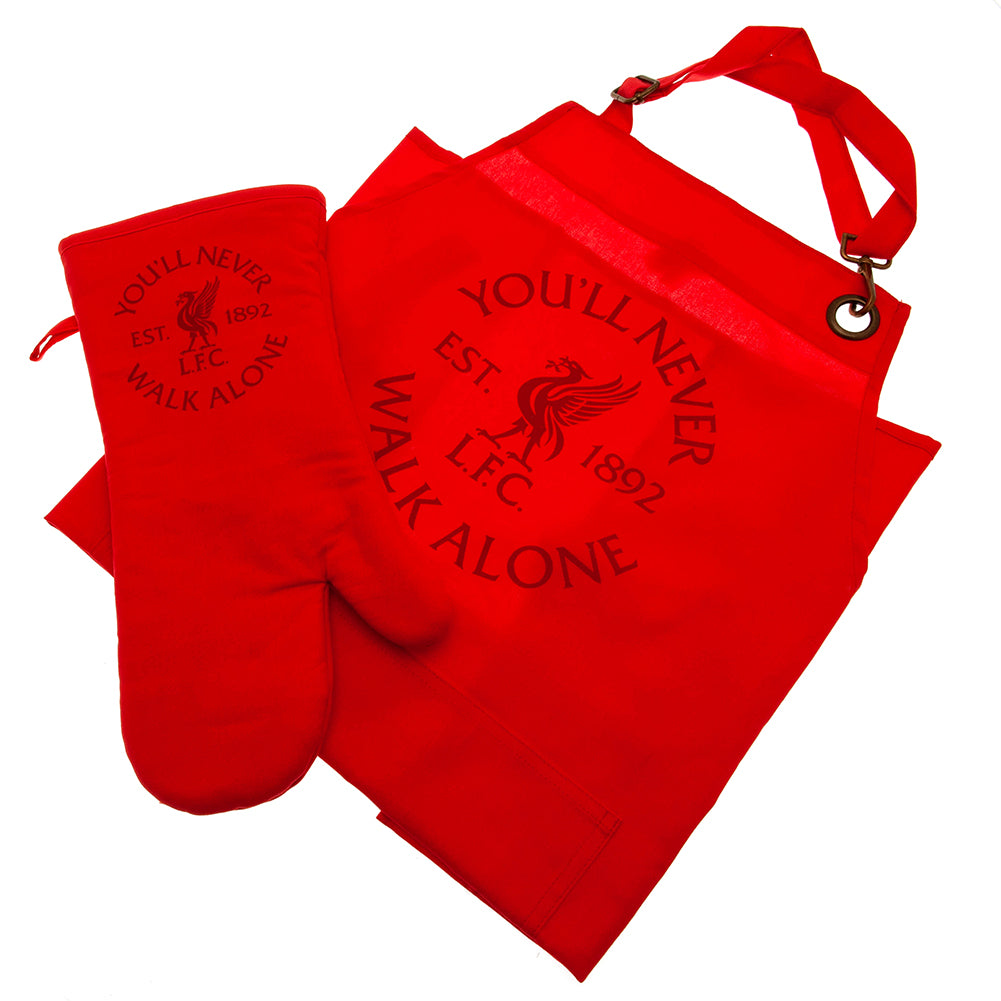 View Liverpool FC Apron Oven Glove Set information