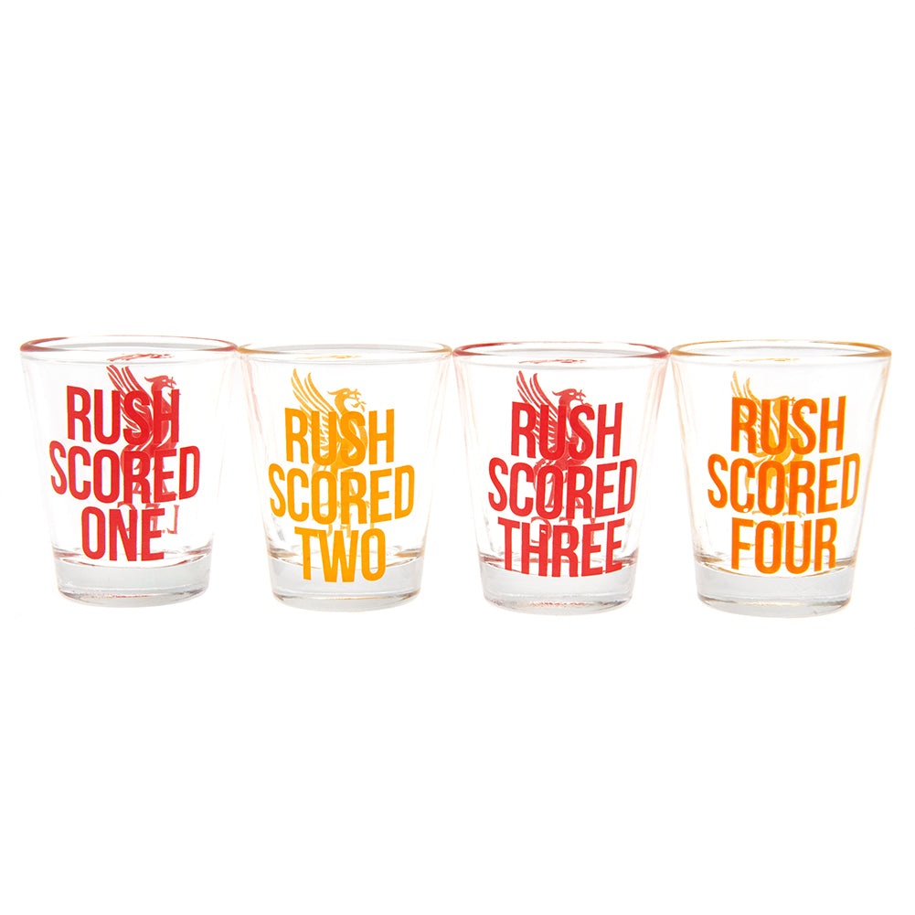 View Liverpool FC 4pk Shot Glass Set information