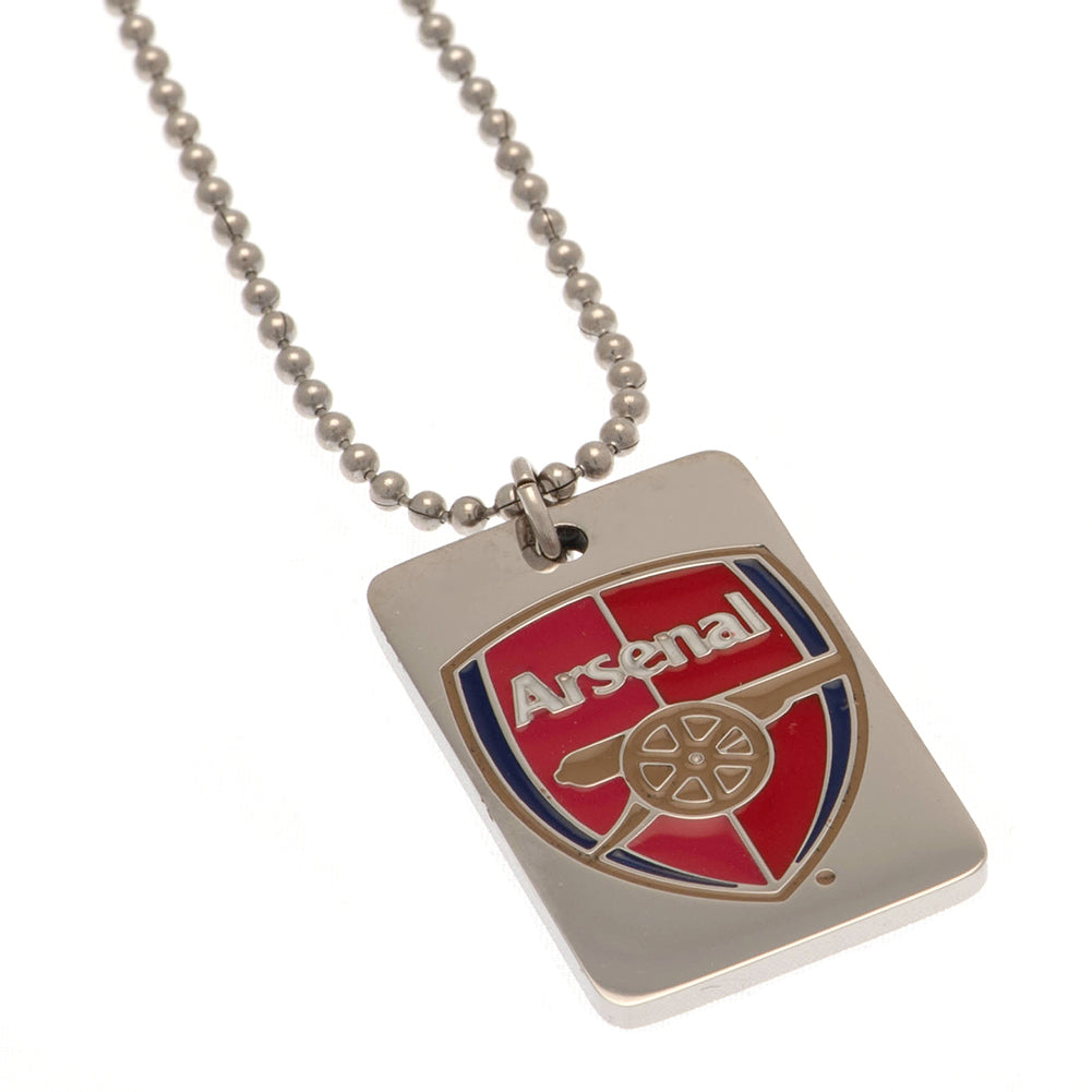 View Arsenal FC Enamel Crest Dog Tag Chain information