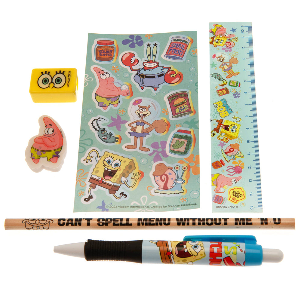 View SpongeBob SquarePants 5pc Stationery Set information