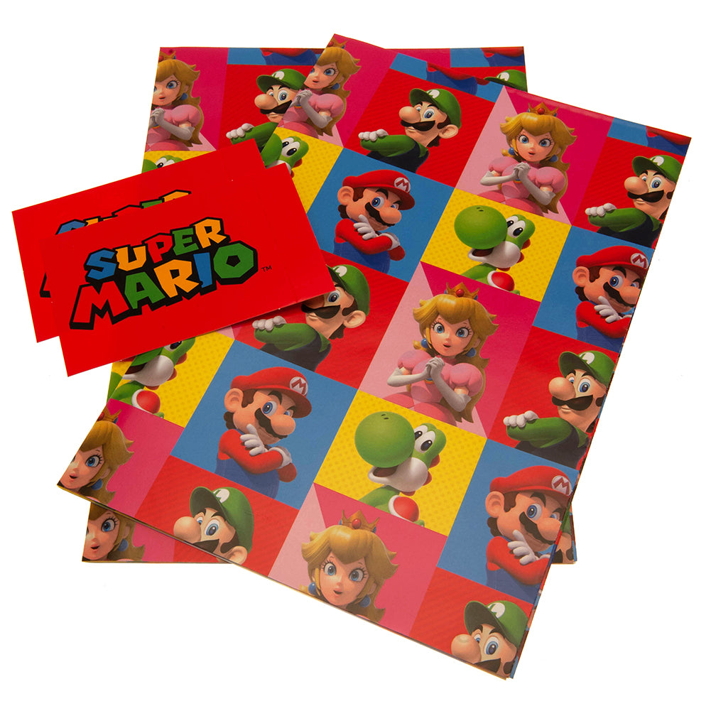 View Super Mario Gift Wrap information