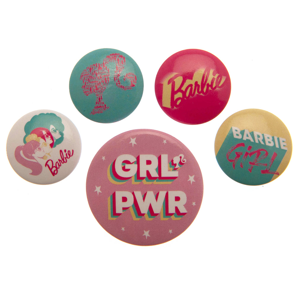 View Barbie Button Badge Set information