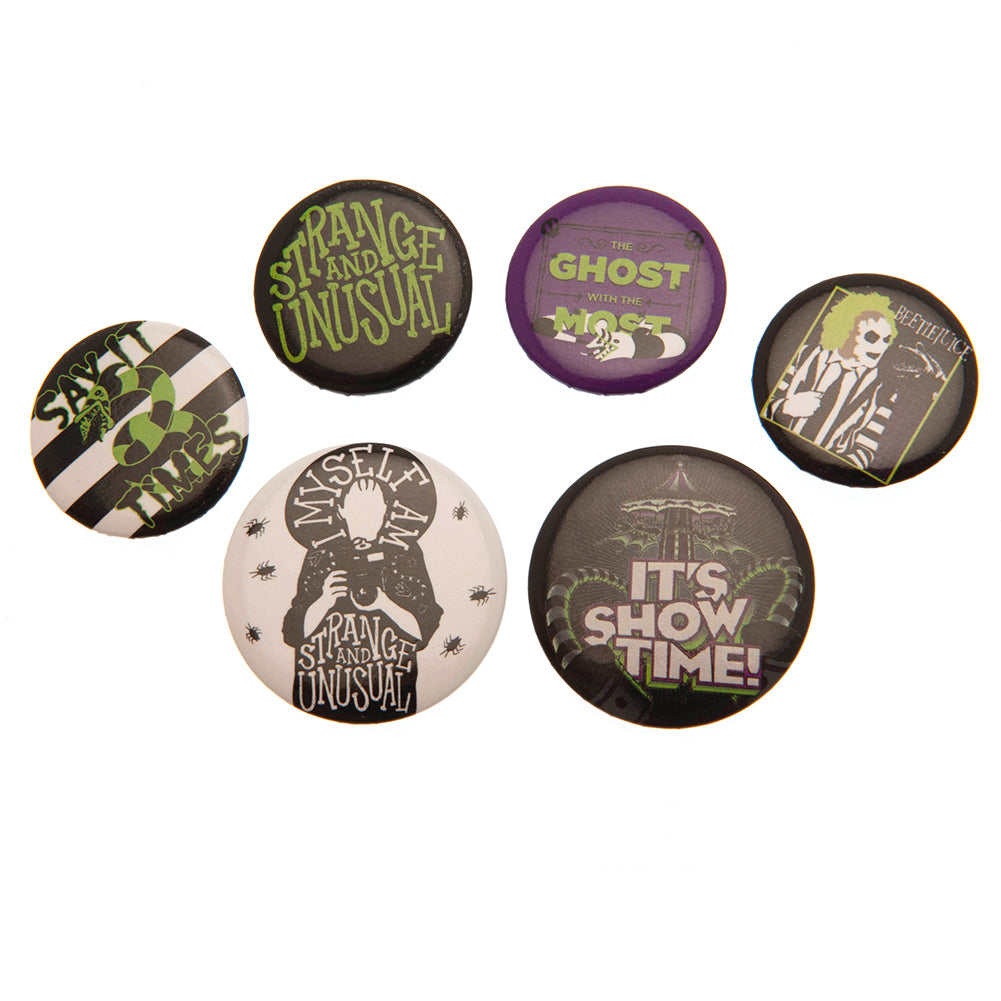 View Beetlejuice Button Badge Set information