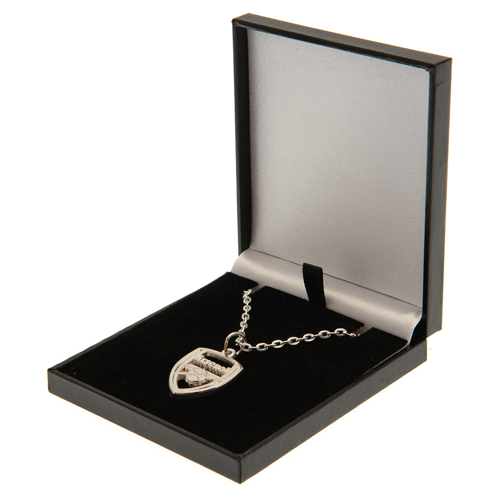 View Arsenal FC Silver Plated Boxed Pendant CR information