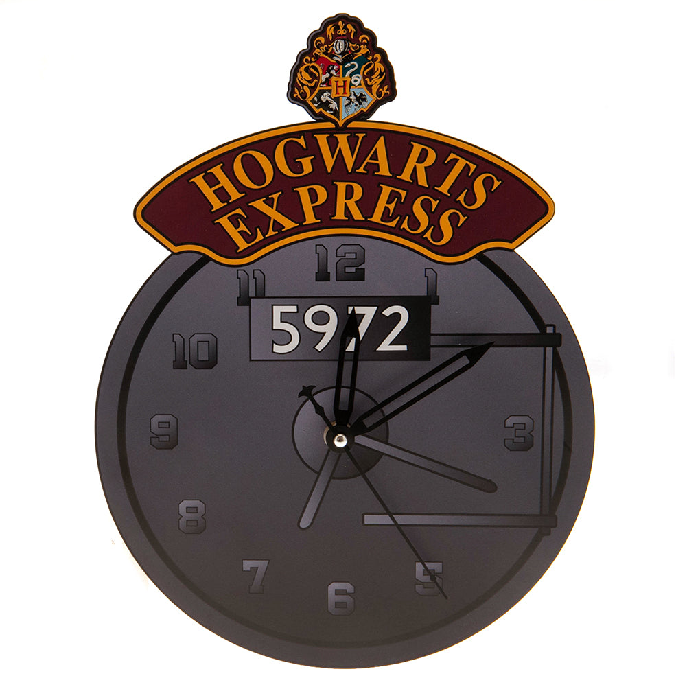 View Harry Potter Premium Metal Wall Clock Hogwarts Express information