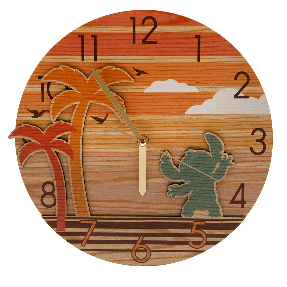 View Lilo Stitch Premium Wooden Wall Clock information