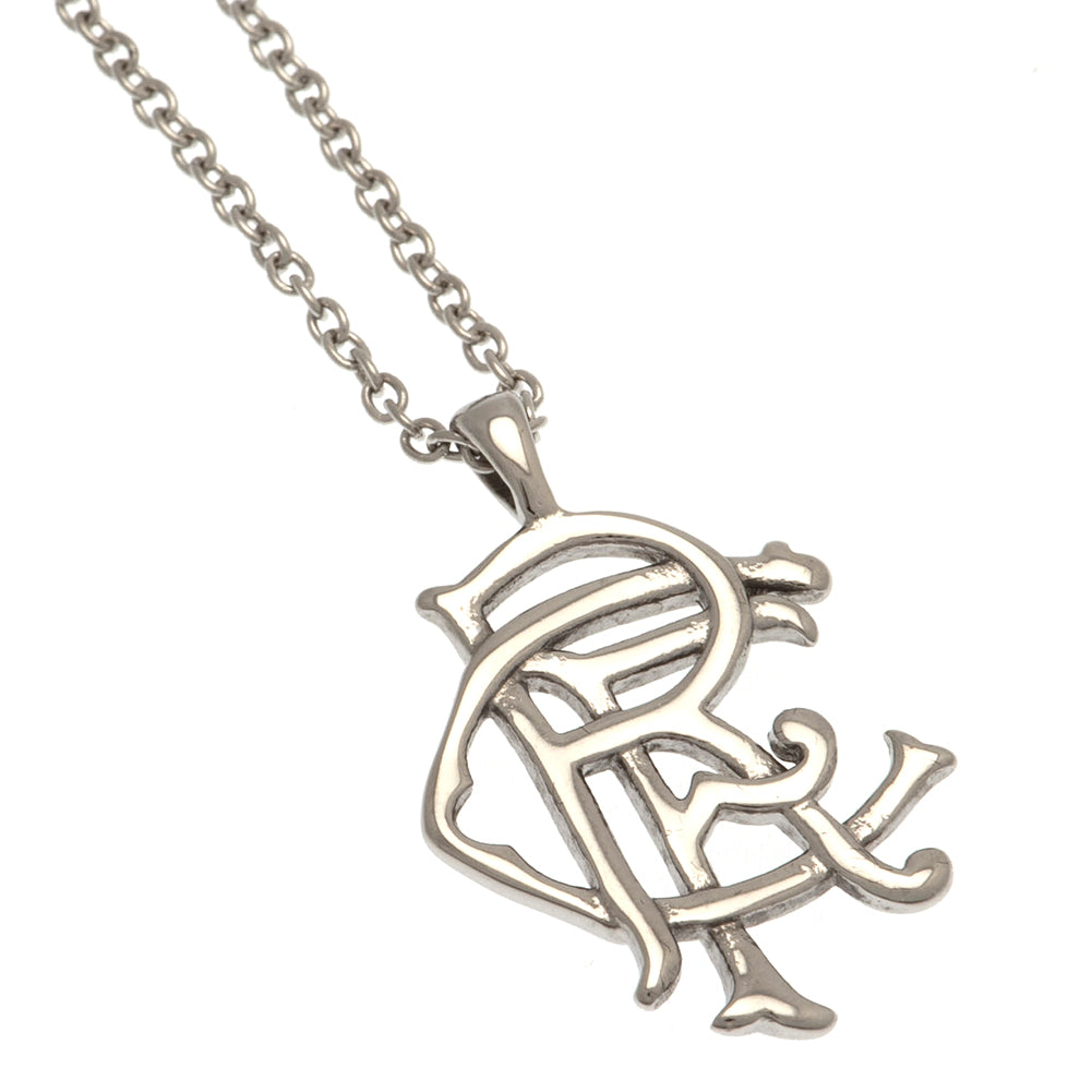 View Rangers FC Scroll Crest Stainless Steel Pendant Chain information