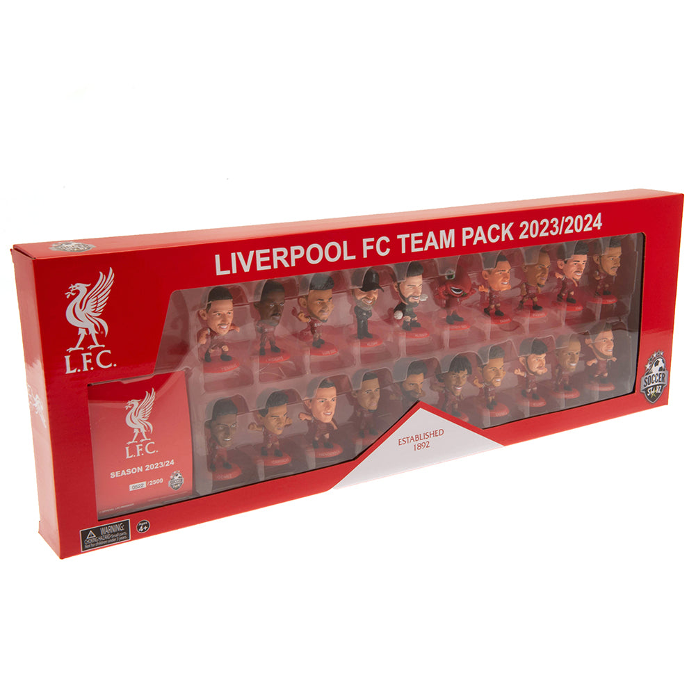 View Liverpool FC SoccerStarz 20 Player Team Pack information