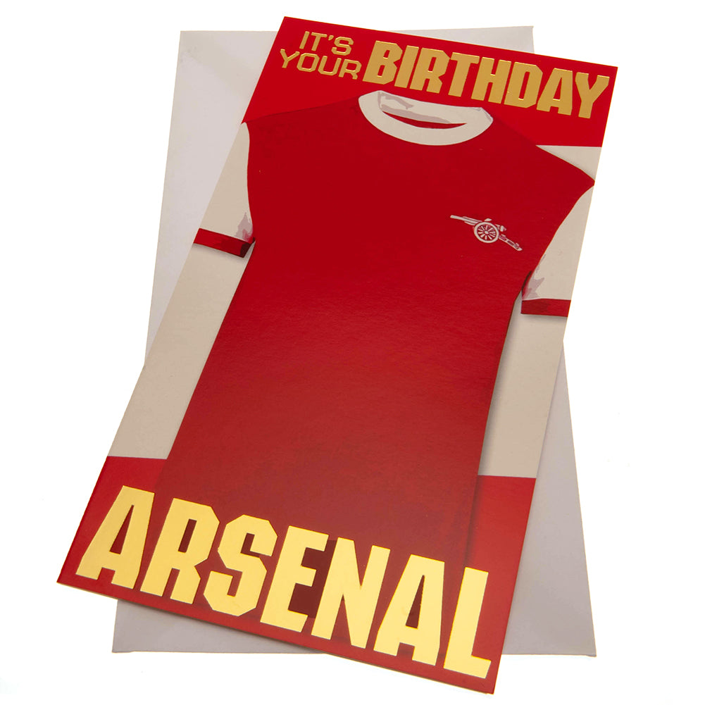 View Arsenal FC Birthday Card Retro information