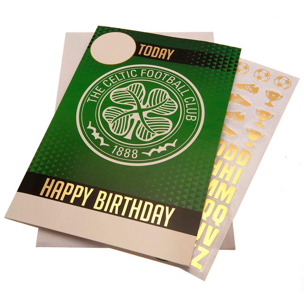 View Celtic FC Birthday Card With Stickers information