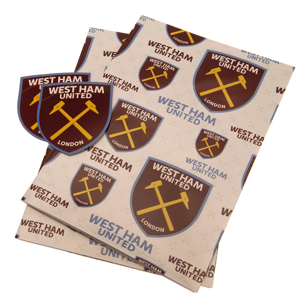 View West Ham United FC Gift Wrap information