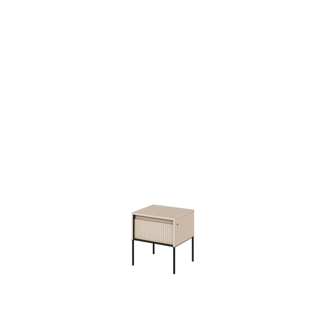 View Trend TR10 Bedside Cabinet 46cm Beige 46cm information