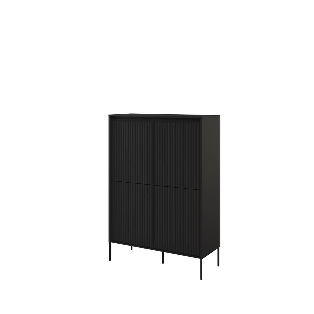 View Trend TR03 Highboard Cabinet 98cm Black Matt 98cm information