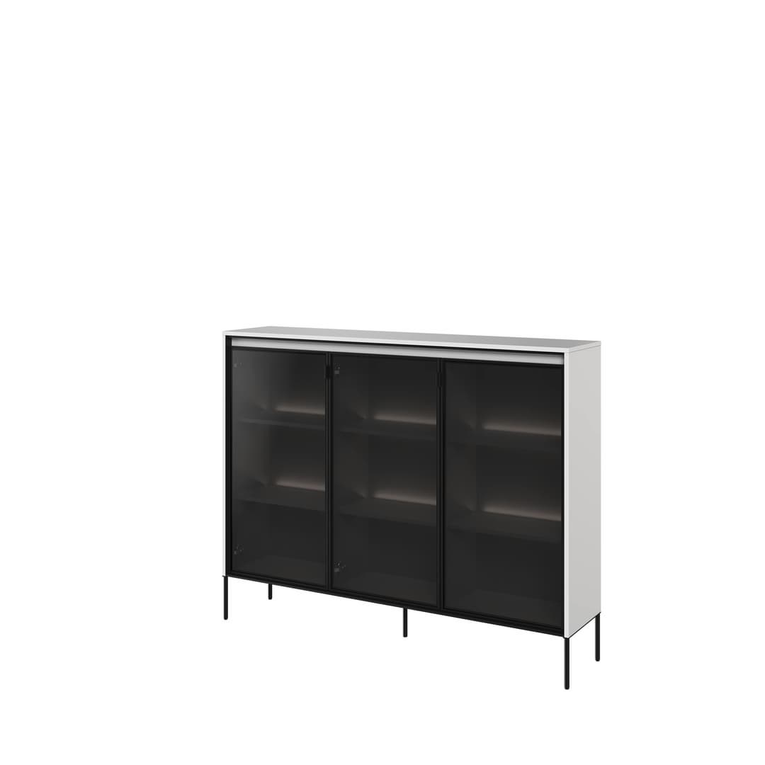 View Trend TR08 Display Cabinet 150cm White Matt 150cm information