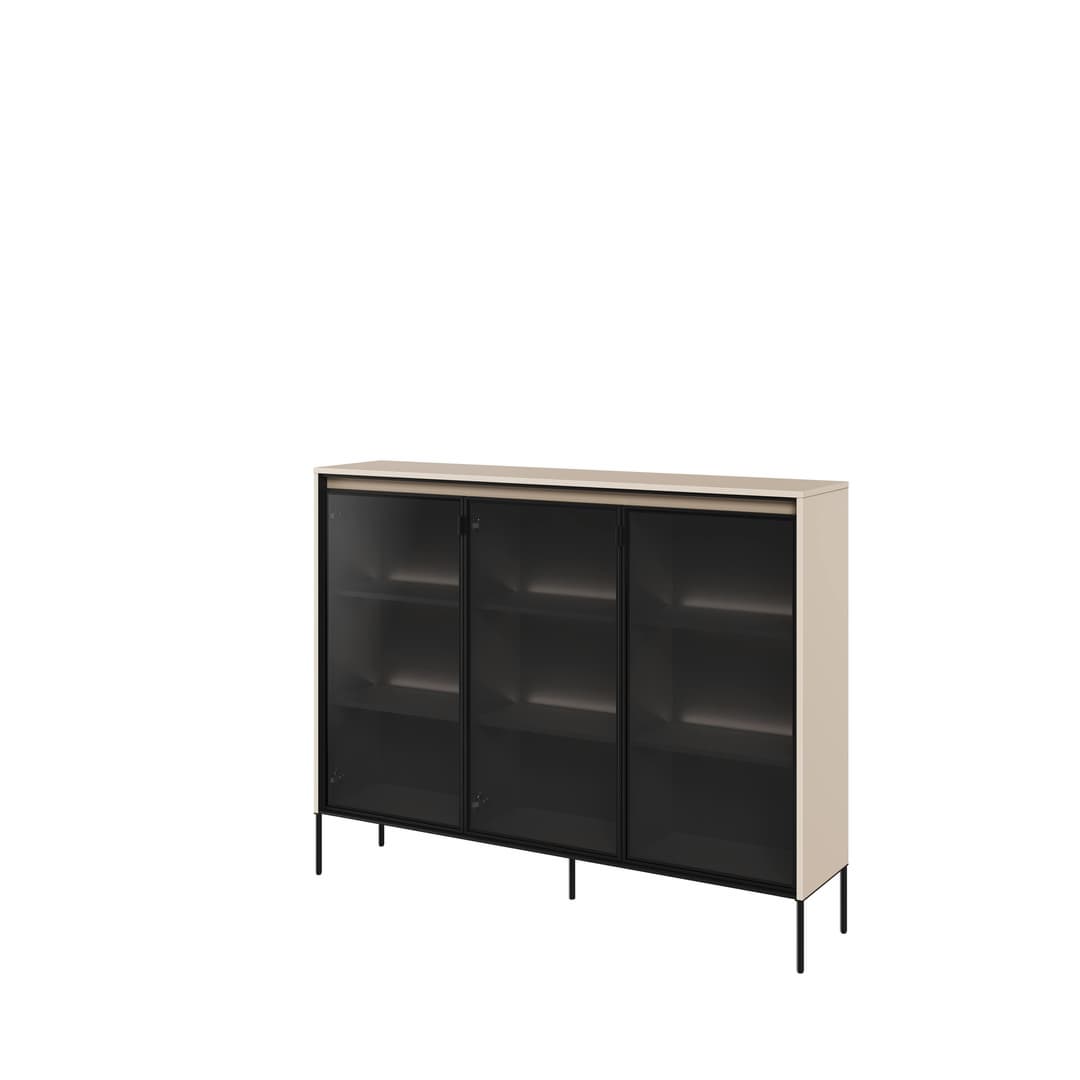 View Trend TR08 Display Cabinet 150cm Beige 150cm information