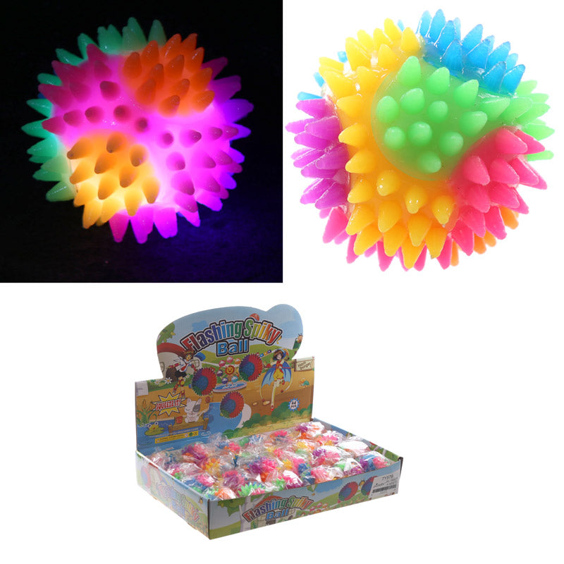 View Fun Kids Spiky Bouncy Light Up Ball 55cm information