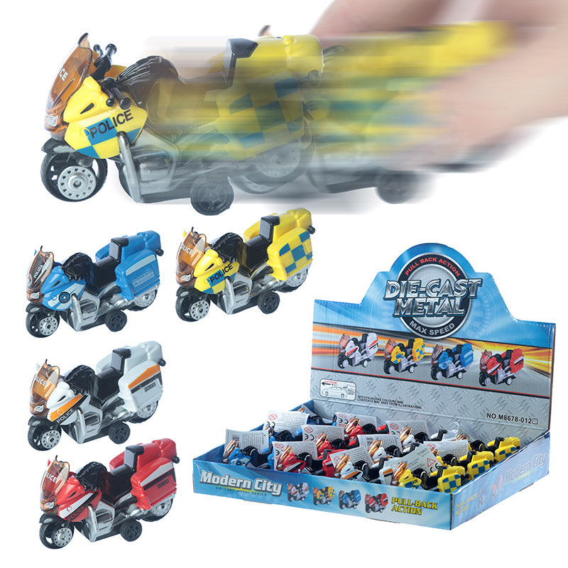 View Fun Kids Pull Back Diecast Motorbike information