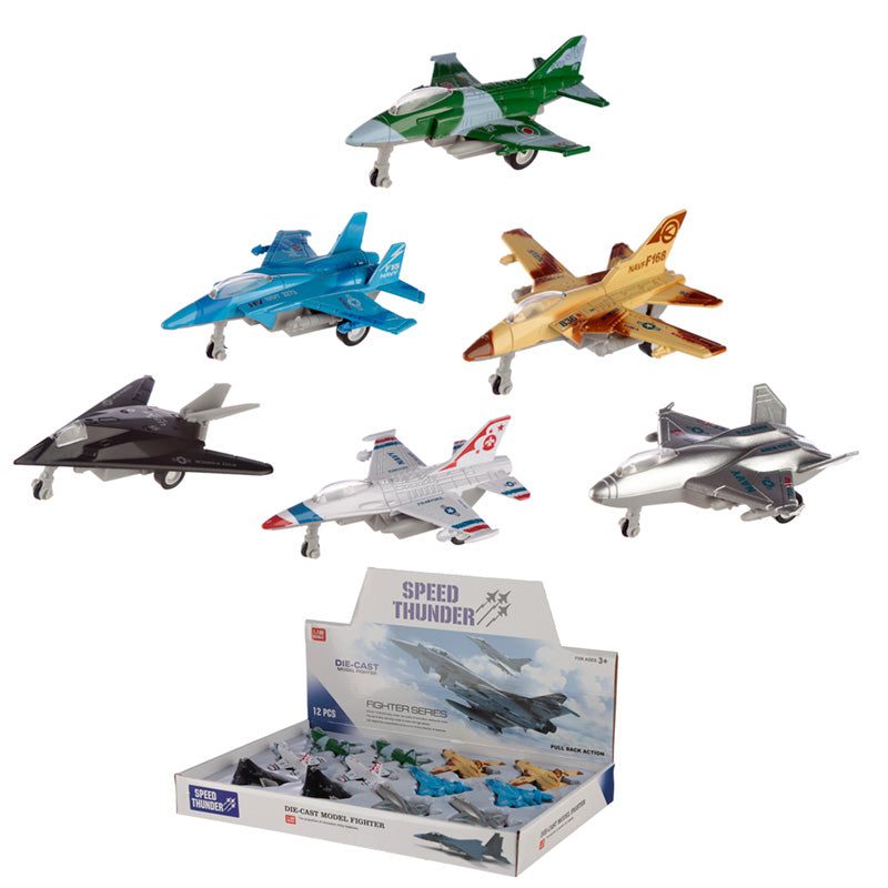 View Fun Kids Pull Back Fighter Jet Plane Toy information