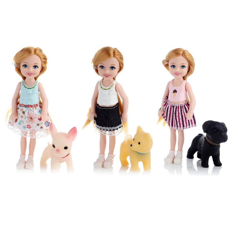 View Sally Dress Up Doll with Dog and Accessories information
