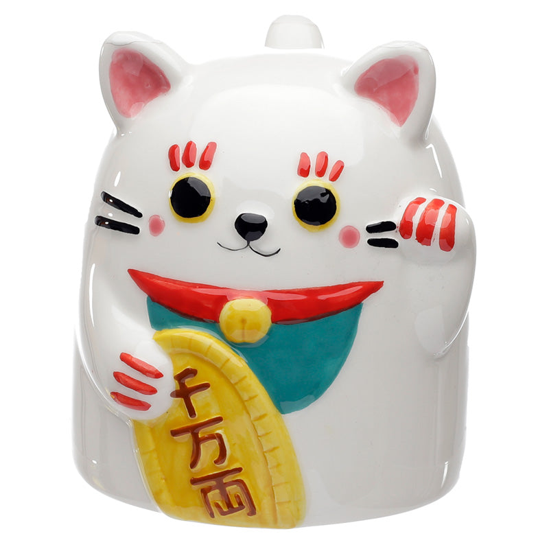 View Novelty Upside Down Ceramic Mug Maneki Neko Lucky Cat information