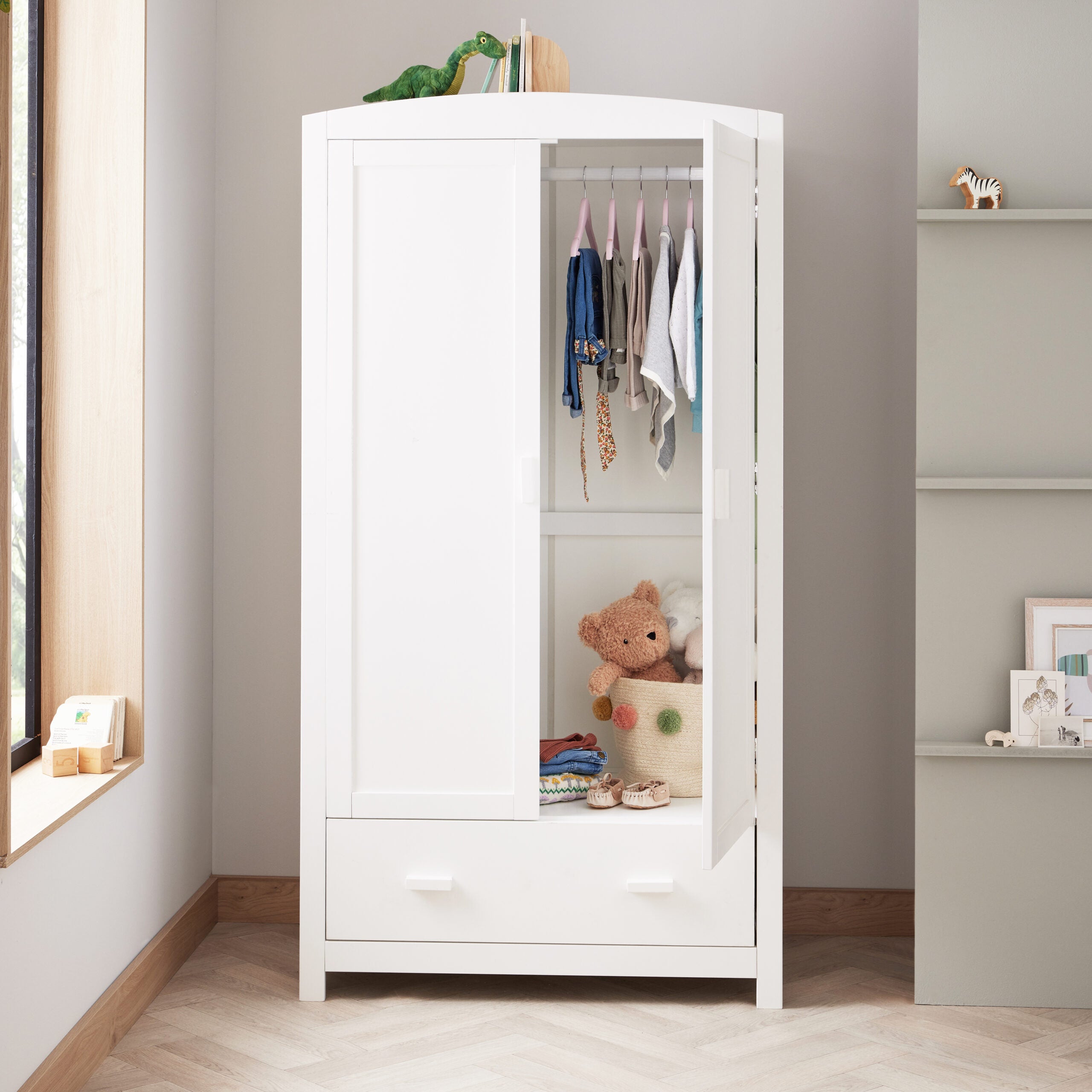 View Babymore Universal Nursery Wardrobe White information