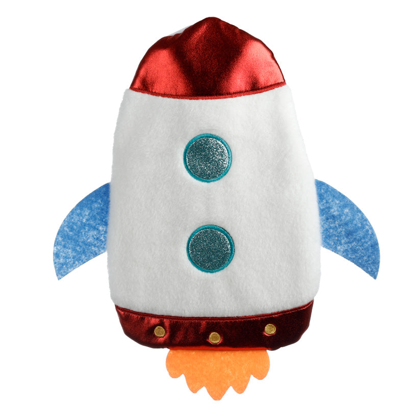 View Plush Space Cadet Rocket Hot Water Bottle and Cover information