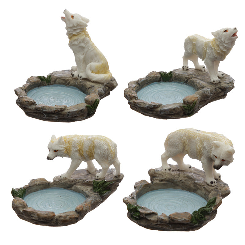 View Forest Protector Protector of the North Wolf Tea Light Candle Holder information