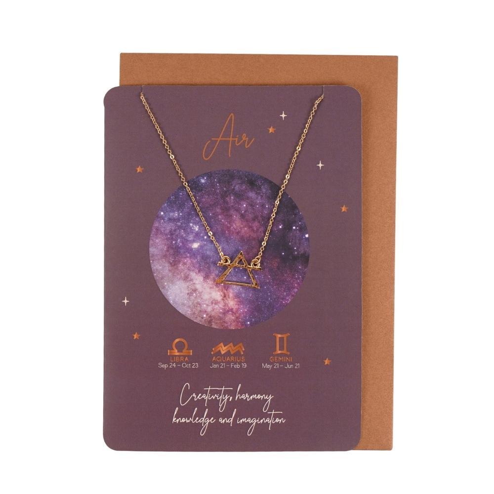 View Air Element Zodiac Necklace Card information