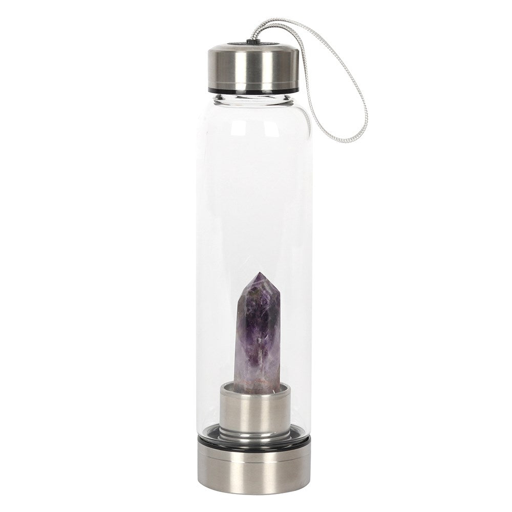 View Amethyst Calming Glass Water Bottle information