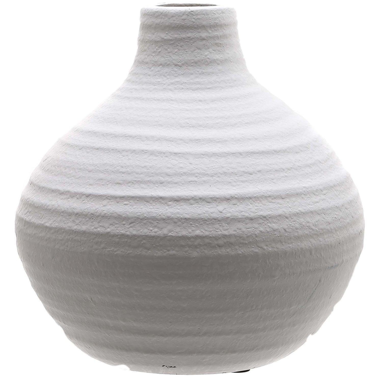View Amphora Matt White Ceramic Vase information