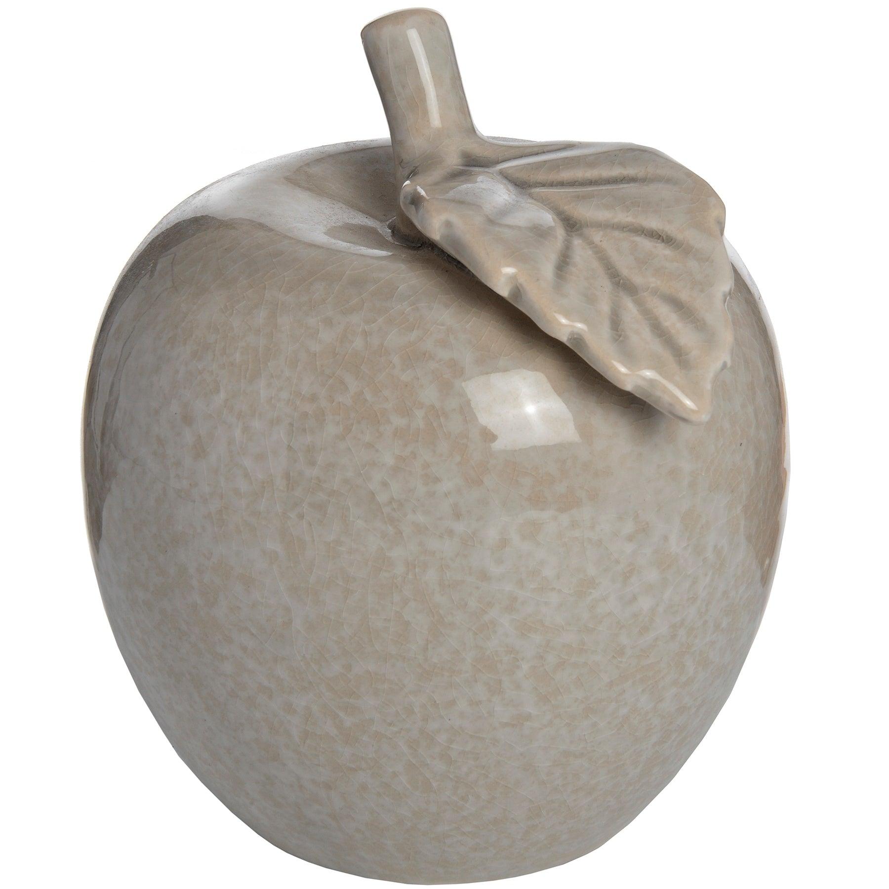 View Antique Grey Small Ceramic Apple information