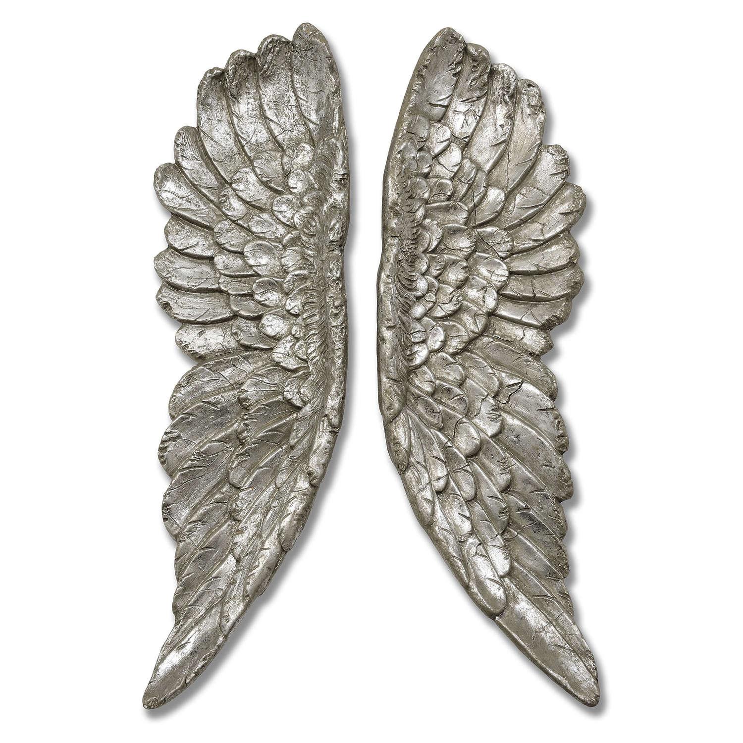 View Antique Silver Angel Wings information