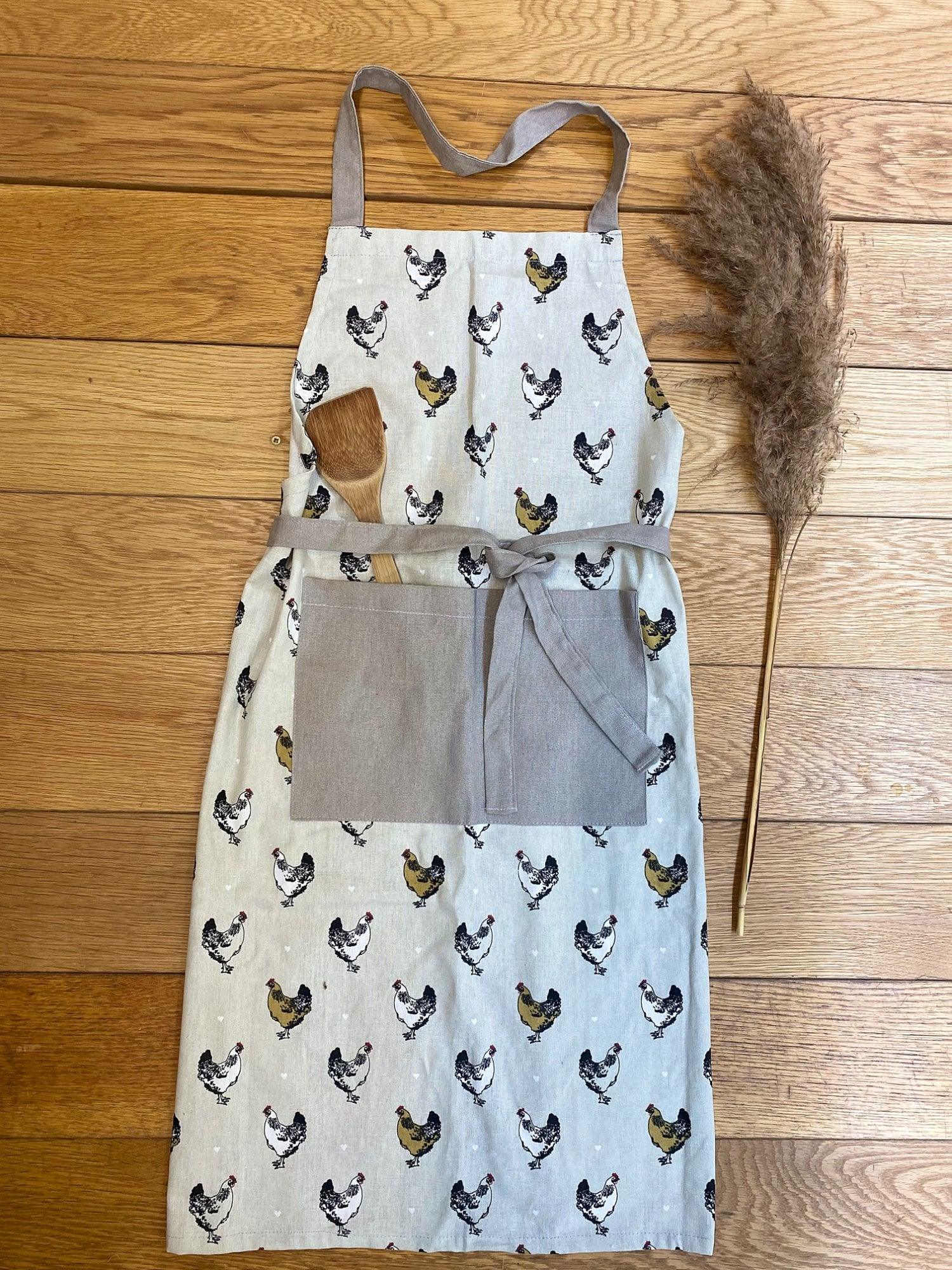 View Apron With A Chicken Print Design information