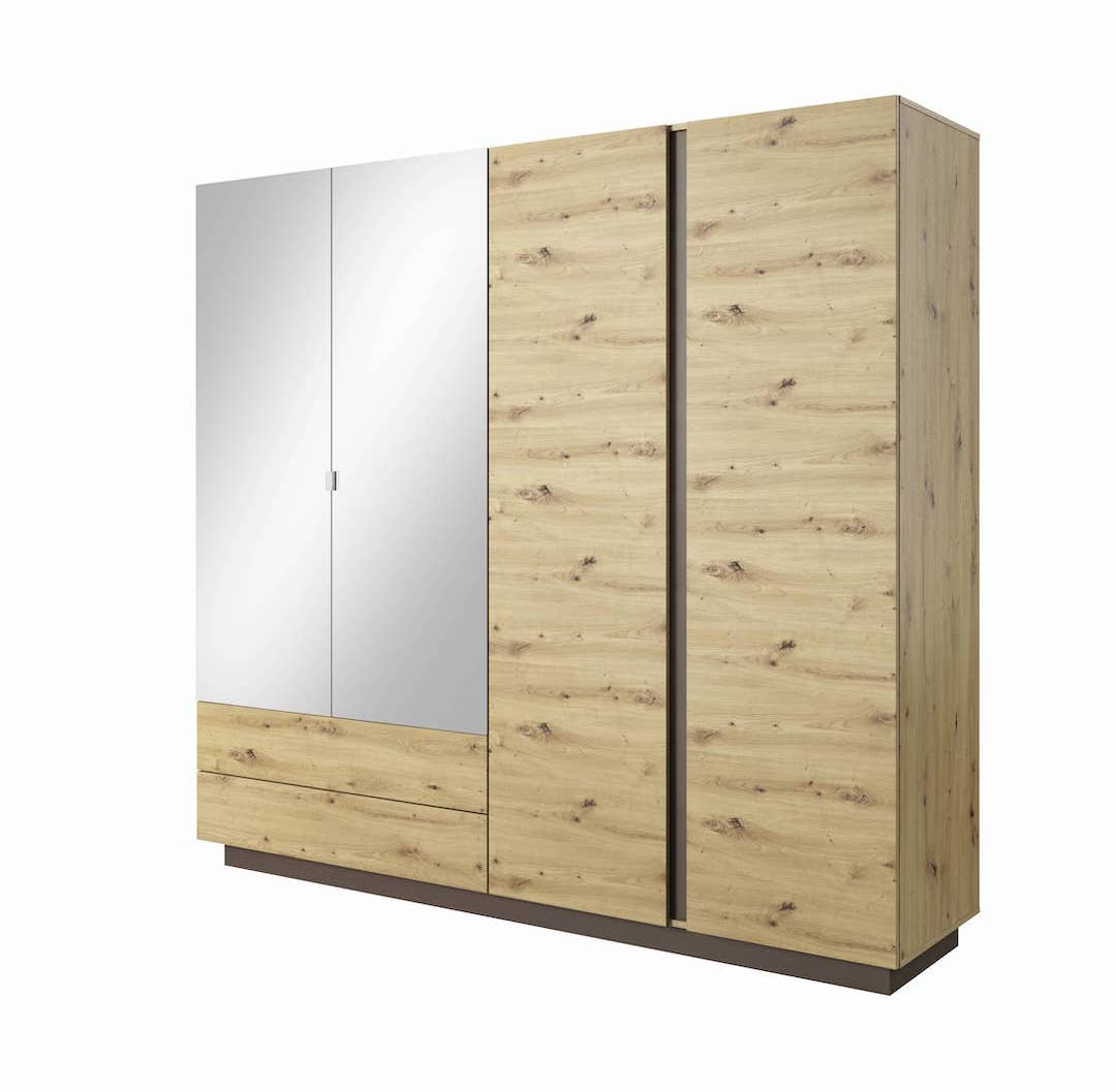 View Arco Hinged Door Wardrobe 220cm Oak Artisan 220cm information