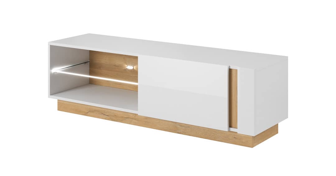 View Arco TV Cabinet 138cm White 138cm information