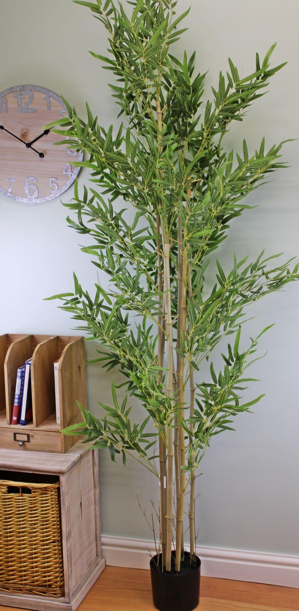 View Artificial Bamboo Tree with 7 Real Bamboo Stems 200cm information