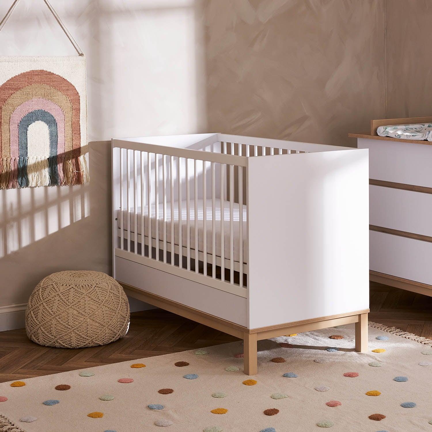 View Astrid Mini Cot Bed White information