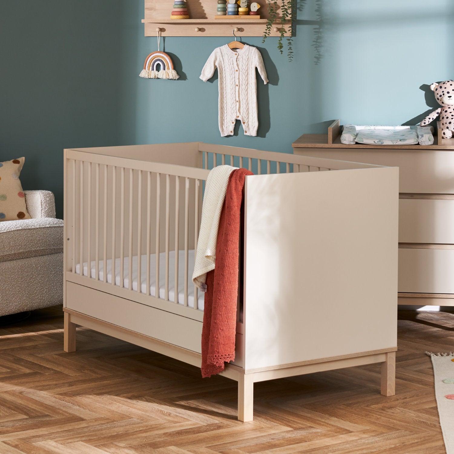 View Astrid Mini Cot Bed Satin information