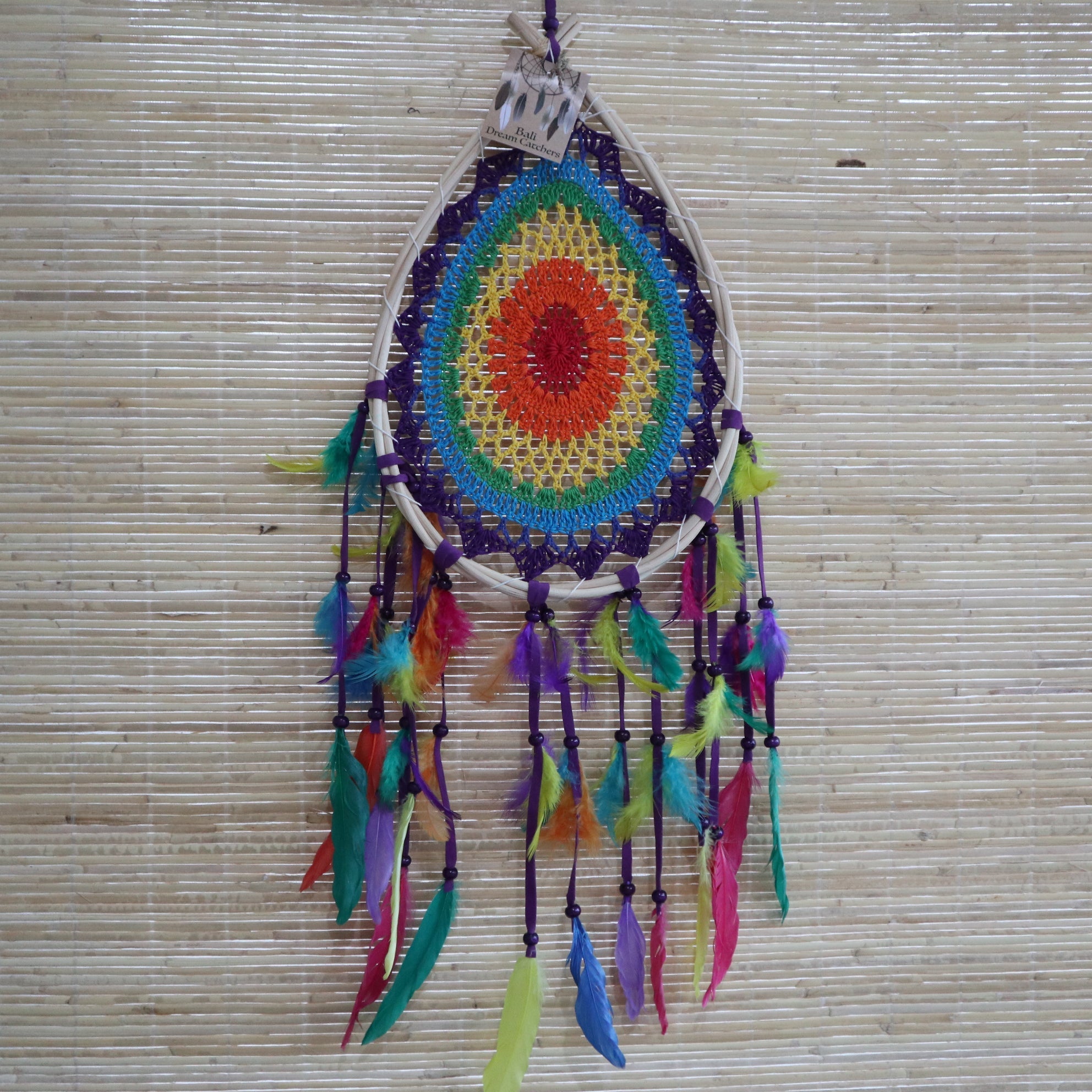 View Bali Dream Catchers Large Multi Teardrop information